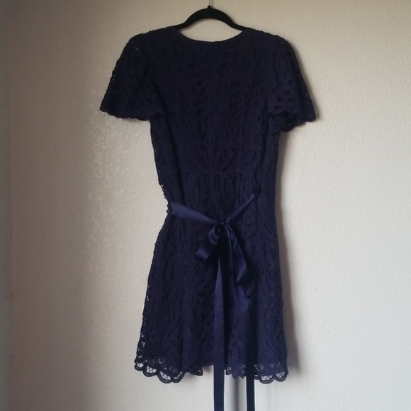 Betsey Johnson Crochet Wrap Dress - Picture 5 of 7